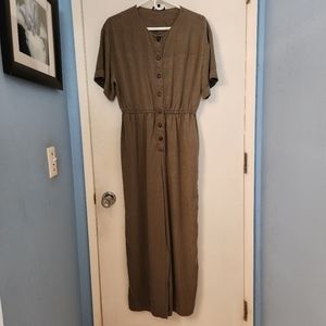 Madewell Olive Green Jumpsuit
